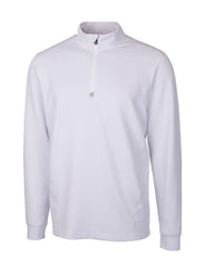 Cutter & Buck Layering S / White Cutter & Buck - Men's Traverse Stretch Quarter Zip