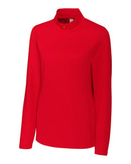 Cutter & Buck Layering XS / Red Cutter & Buck - Clique Women's Ice Pique Half Zip Pullover