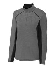 Cutter & Buck Layering XS / Titan Cutter & Buck - Clique Women's Ice Pique Colorblock Half Zip Pullover