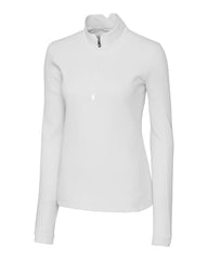 Cutter & Buck Layering XS / White Cutter & Buck - Women's Traverse Stretch Quarter Zip