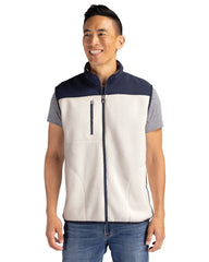 Cutter & Buck Outerwear Cutter & Buck - Men's Cascade Eco Sherpa Fleece Vest