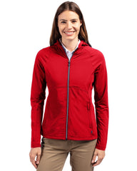 Cutter & Buck Outerwear Cutter & Buck - Women's Adapt Eco Knit Hybrid Recycled Full-Zip Jacket