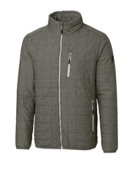 Cutter & Buck Outerwear S / Poplar Melange Cutter & Buck - Men's Rainier PrimaLoft Eco Full Zip Jacket