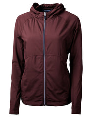 Cutter & Buck Outerwear XS / Bordeaux Cutter & Buck - Women's Adapt Eco Knit Hybrid Recycled Full-Zip Jacket