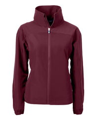 Cutter & Buck Outerwear XS / Bordeaux Cutter & Buck - Women's Charter Eco Recycled Full-Zip Jacket