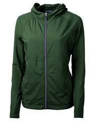 Cutter & Buck Outerwear XS / Hunter Cutter & Buck - Women's Adapt Eco Knit Hybrid Recycled Full-Zip Jacket