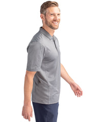 Cutter & Buck Polos Cutter & Buck - Men's Prospect Textured Stretch Short Sleeve Polo - BIG/TALL