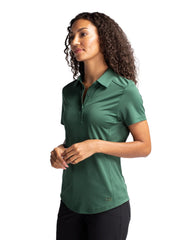 Cutter & Buck Polos Cutter & Buck - Women's Prospect Textured Stretch Short Sleeve Polo