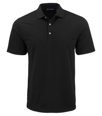 Cutter & Buck Polos S / Black Cutter & Buck - Men's Advantage Recycled Tri-Blend Pique Polo