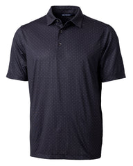 Cutter & Buck Polos S / Black Cutter & Buck - Men's Pike Double Dot Print Stretch Polo