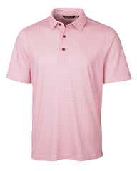 Cutter & Buck Polos S / Cardinal Red Cutter & Buck - Men's Pike Double Dot Print Stretch Polo