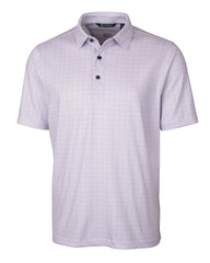 Cutter & Buck Polos S / College Purple Cutter & Buck - Men's Pike Double Dot Print Stretch Polo