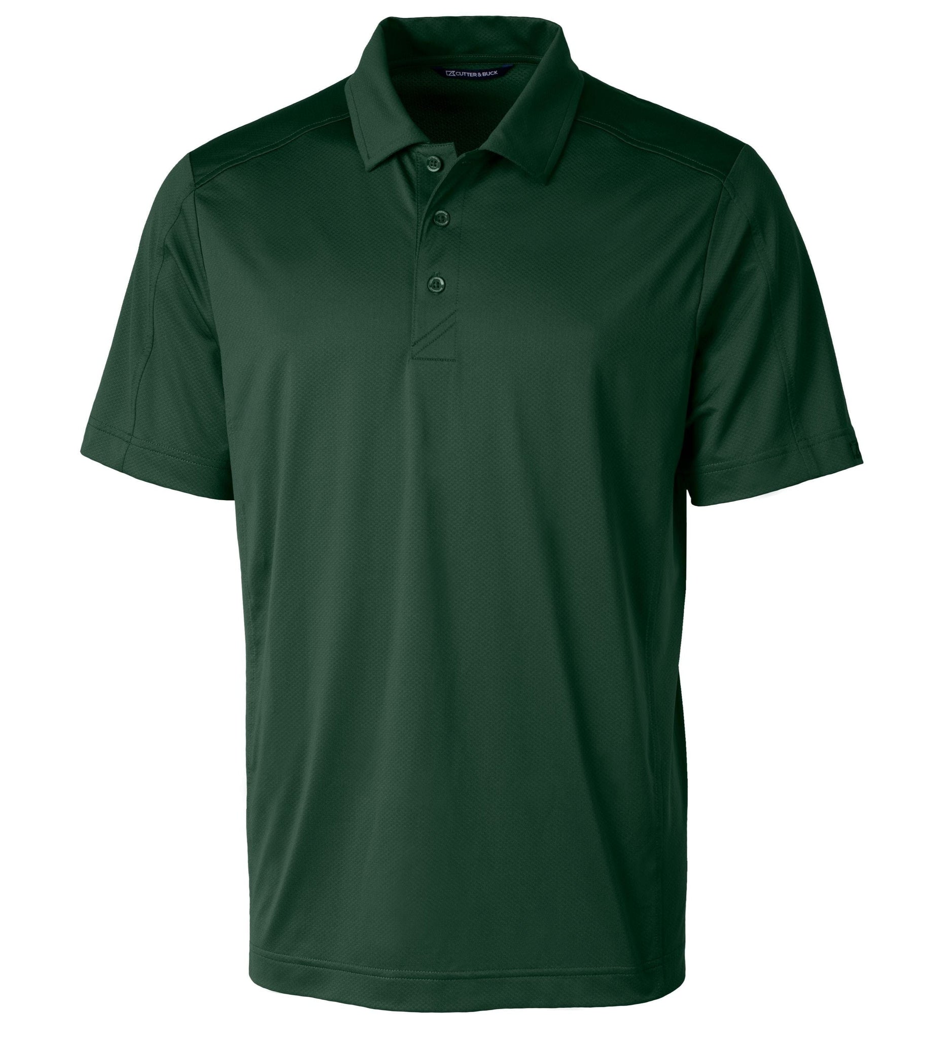 Cutter & Buck Polos S / Hunter Cutter & Buck - Men's Prospect Textured Stretch Short Sleeve Polo