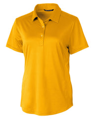 Cutter & Buck Polos XS / College Gold Cutter & Buck - Women's Prospect Textured Stretch Short Sleeve Polo