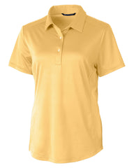 Cutter & Buck Polos XS / Desert Cutter & Buck - Women's Prospect Textured Stretch Short Sleeve Polo