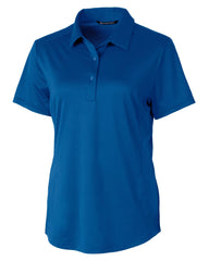 Cutter & Buck Polos XS / Tour Blue Cutter & Buck - Women's Prospect Textured Stretch Short Sleeve Polo