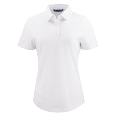 Cutter & Buck Polos XS / White Cutter & Buck - Women's Advantage Recycled-Tri-Blend Pique Polo