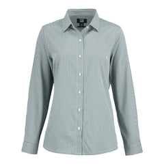 Cutter & Buck Woven Shirts XS / Hunter/White Cutter & Buck - Women's Skyline Recycled Gingham Dress Shirt