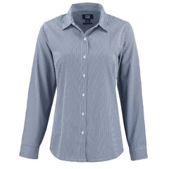 Cutter & Buck Woven Shirts XS / Navy Blue/White Cutter & Buck - Women's Skyline Recycled Gingham Dress Shirt