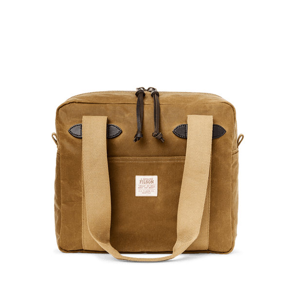 Filson Bags 25L / Dark Tan Filson - Tin Cloth Zipper Tote Bag