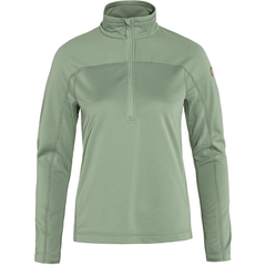 Fjällräven Layering XS / Misty Green FJÄLLRÄVEN - Women's Abisko Lite Half Zip