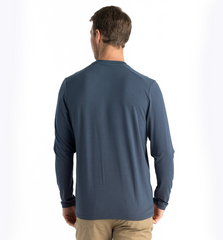 Free Fly T-shirts Free Fly - Men's Bamboo Flex Long Sleeve Henley