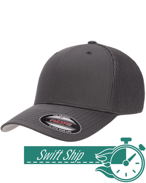 Swift Ship Headwear One Size / Charcoal 3-Day Swift Ship: Flexfit - Trucker Cap