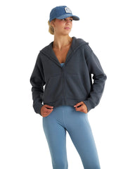 Free Fly Sweatshirts XS / Storm Cloud Free Fly - Women's Bamboo Northcoast Fleece Full-Zip Hoodie
