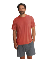 Free Fly T-Shirts S / Red Clay Free Fly - Men's Elevate Lightweight Tee