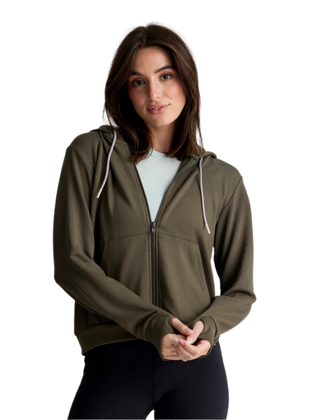 Free Fly - Women's Bamboo Lightweight Fleece Zip Hoodie