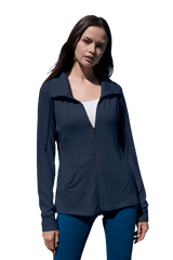 Greg Norman Layering Greg Norman - Women's Mock Neck Full Zip Jacket