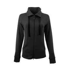 Greg Norman Layering S / Black Heather Greg Norman - Women's Mock Neck Full Zip Jacket