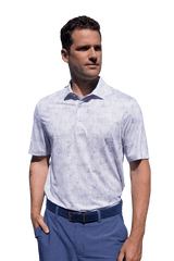 Greg Norman Polos Greg Norman - Men's Crosshatch Palm ML75 Stretch Polo