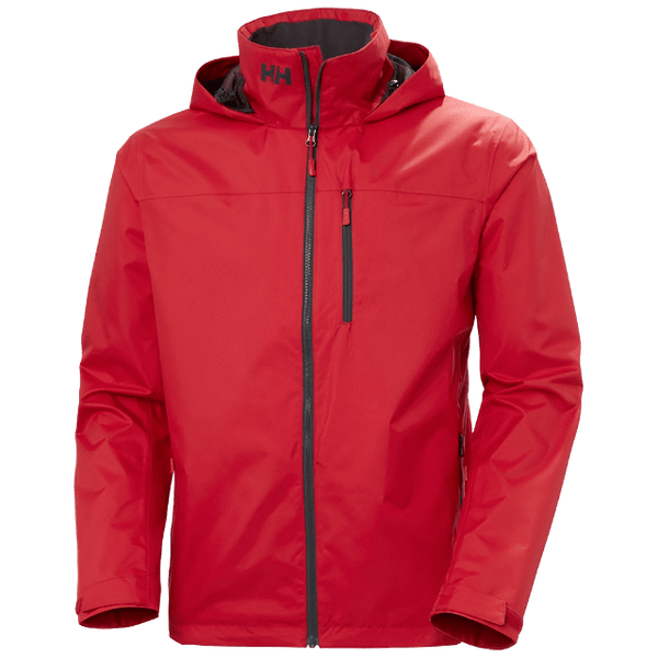 Helly Hansen Outerwear S / Red Helly Hansen - Men's Crew Hooded Jacket 2.0