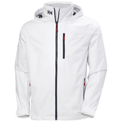 Helly Hansen Outerwear S / White Helly Hansen - Men's Crew Hooded Jacket 2.0