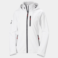 Helly Hansen Outerwear XS / White Helly Hansen - Women's Crew Hooded Jacket 2.0