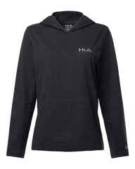 HUK Sweatshirts XS / Heather Black HUK - Women's Coldfront+ Hooded Sweatshirt