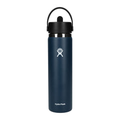 Hydro Flask Accessories 24oz / Indigo Hydro Flask - Wide Mouth w/ Flex Straw Cap 24oz