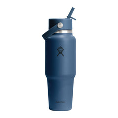 Hydro Flask Drinkware 32oz / Harbor Blue Hydro Flask - Travel Bottle w/ Flex Straw Cap 32oz