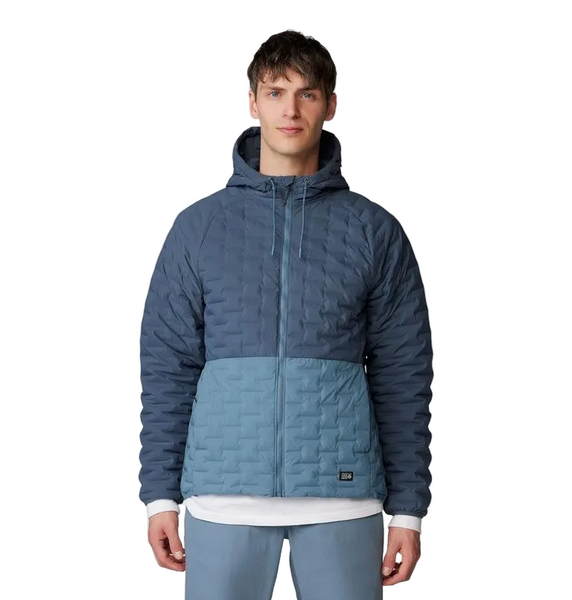 Mountain Hardwear Outerwear S / Moon Blue/Adriatic Blue Mountain Hardwear - Men's Stretchdown™ Light Full-Zip Hoody
