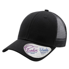 Infinity Her Headwear Adjustable / Black/Black Infinity Her - CHARLIE Trucker Ponytail Cap Solid