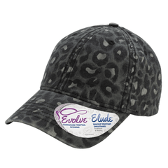 Infinity Her Headwear Adjustable / Black Leopard Infinity Her - HATTIE Printed Ponytail Cap