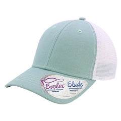 Infinity Her Headwear Adjustable / Seafoam/White Infinity Her - CHARLIE Trucker Ponytail Cap Solid