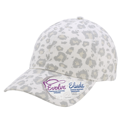 Infinity Her Headwear Adjustable / Snow Leopard Infinity Her - HATTIE Printed Ponytail Cap