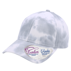 Infinity Her Headwear Adjustable / Tie-Dye Slate Blue Infinity Her - HATTIE Printed Ponytail Cap