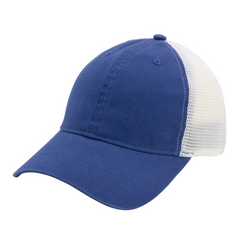 Infinity Her Headwear Adjustable / Sapphire/White Infinity Her - ANNIE Peached Twill Mesh Back Ponytail Cap