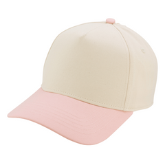 Infinity Her Headwear Adjustable / Ivory/Peony/Leopard Camo Infinity Her - COLBIE Two-Tone Five-Panel Ponytail Cap
