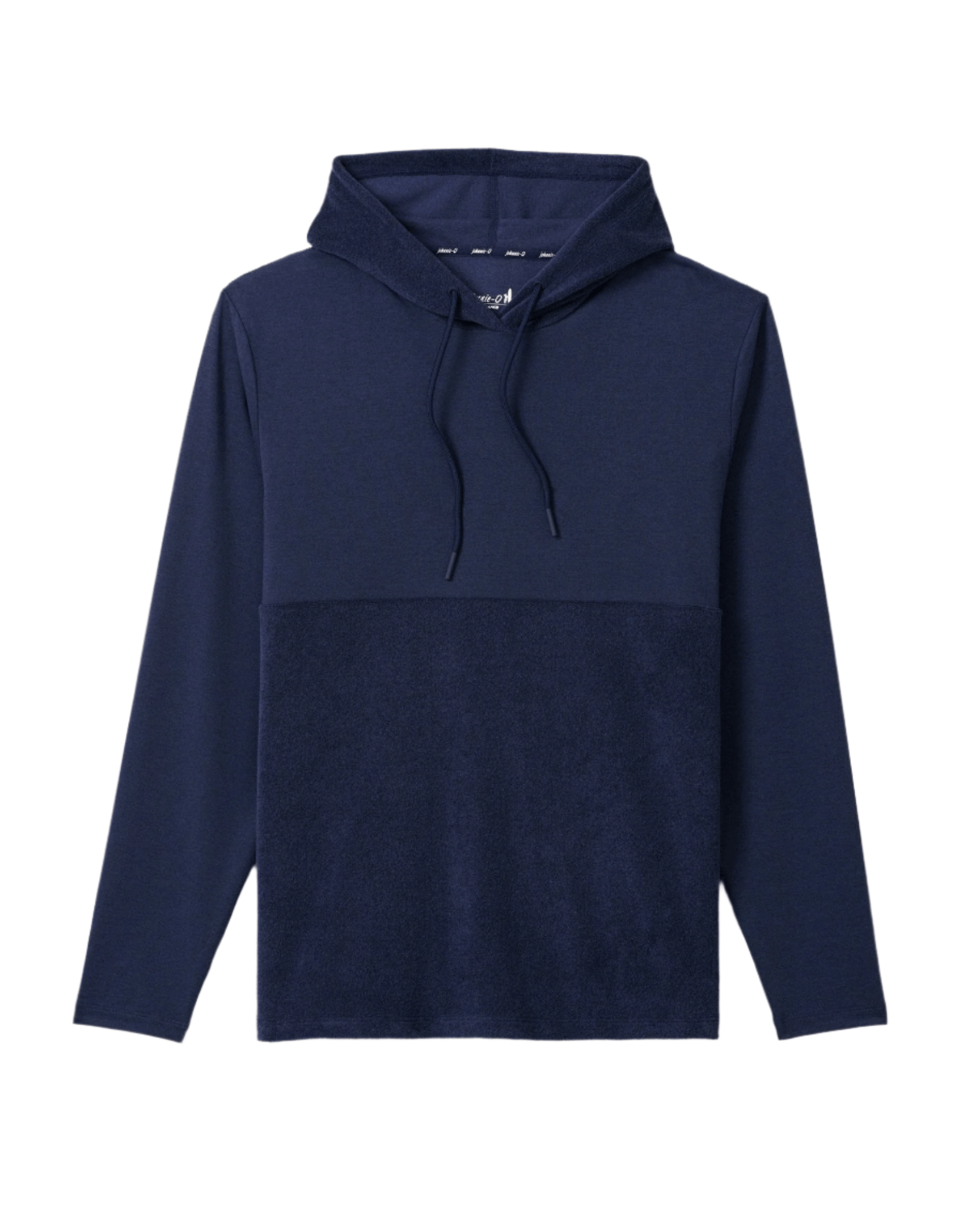 Johnnie-O Layering S / Navy Johnnie-O - Mixed Media Hoodie