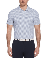 Penguin Polos S / Black Iris Penguin - Men's Retro Geo Polo