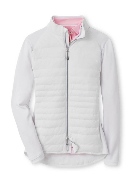 Peter Millar Outerwear XS / White Peter Millar - Women's Merge Hybrid Jacket - White